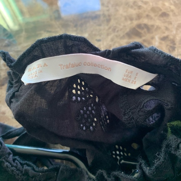 ZARA CROCHET FLORAL TOP - Picture 4 of 6